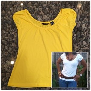 💚NY&CO gathered shoulder tee. 🎁MIX/MATCH🎁